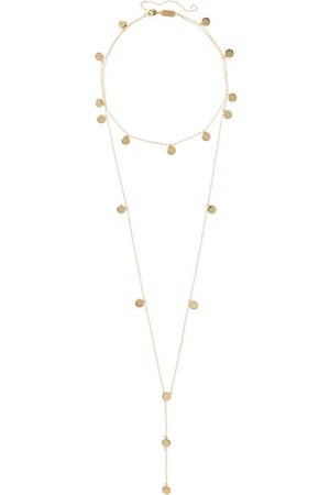 ARME DE L'AMOUR Layered Pendant gold-plated necklace
