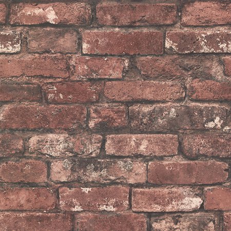 Beacon House Brickwork Rust Exposed Brick Texture Wallpaper | The Home Depot Canada