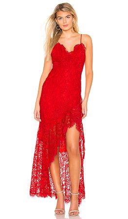 MAJORELLE Antoinette Gown in Red | REVOLVE