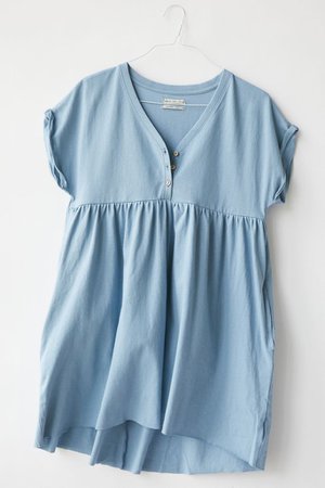 UO Ava Knit Babydoll Mini Dress | Urban Outfitters