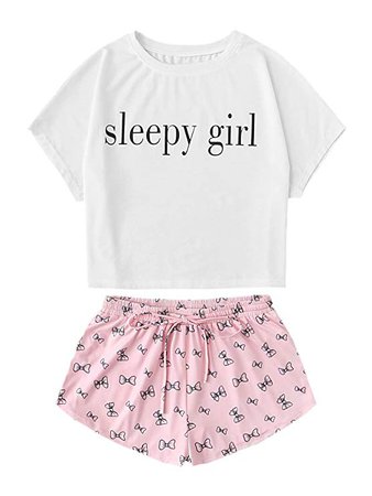 DIDK Women's Flamingo Print Cami and Plaid Shorts Pajama Set at Amazon Women’s Clothing store