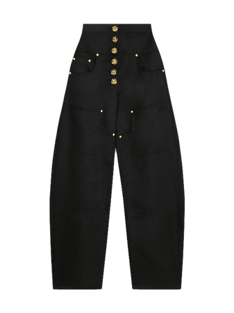 Schiaparelli - HIGH-WAISTED EXTRA-LARGE TROUSERS