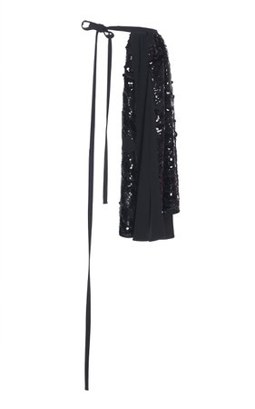Rochas Opersil Embroidered Apron Skirt
