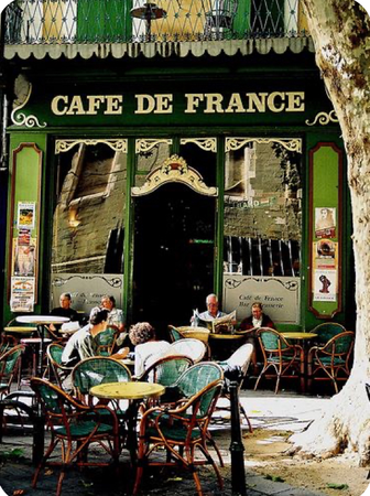 Paris cafe bistro photography