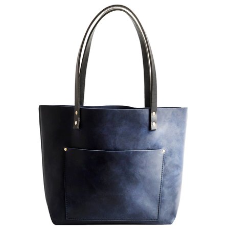 Portland Leather CLASSIC TOTE Deep Water