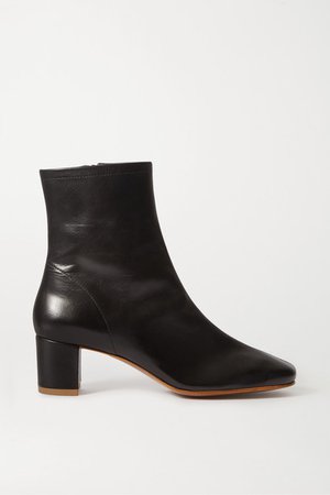 BY FAR | Sofia leather ankle boots | NET-A-PORTER.COM