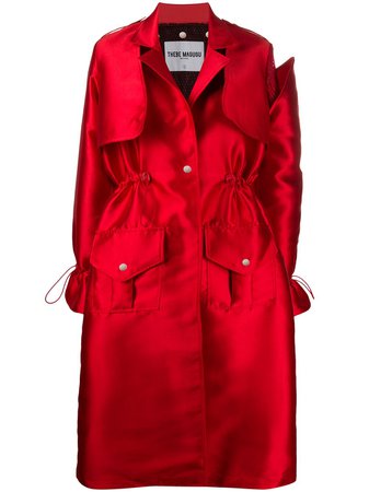 Thebe Magugu Cinched Waist Trench Coat - Farfetch