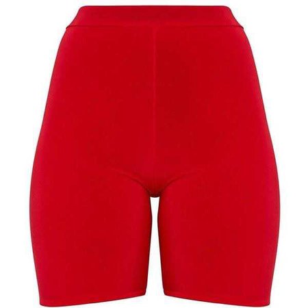 red biker shorts