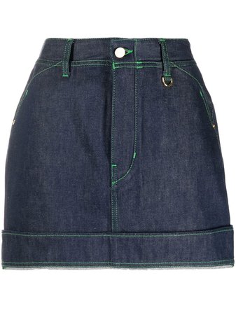 Jacquemus Nimes Denim Mini Skirt - Farfetch