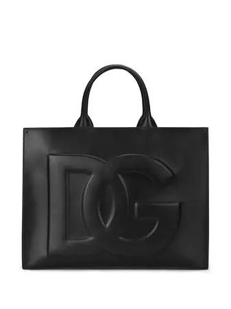 Dolce & Gabbana Large Beatrice Leather Tote Bag - Farfetch
