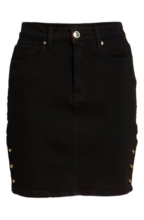 Hudson Jeans Lulu Pierced Miniskirt | Nordstrom