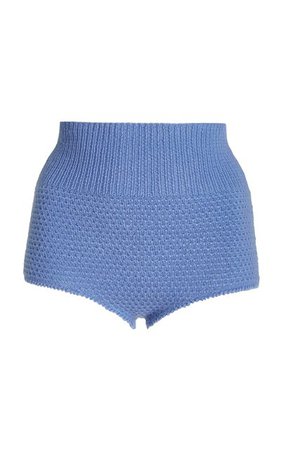 Nastya Knit Mini Shorts By Anna October | Moda Operandi