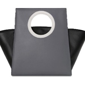 grey/black purse