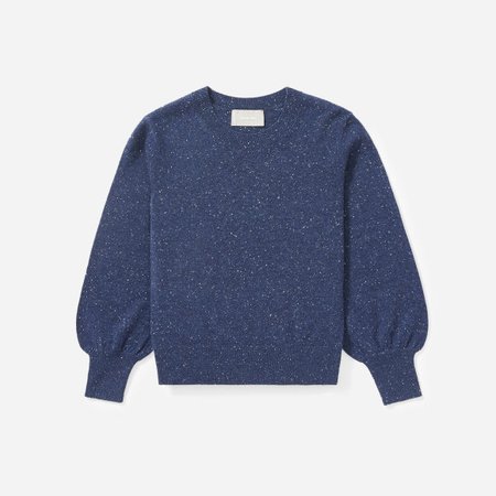 Women’s Cashmere Lantern Sweater | Everlane blue