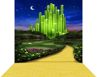 Printable Wizard of Oz at Night Backdrop Instant Download | Etsy