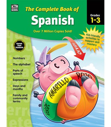 The Complete Book of Spanish Workbook Grade 1-3 Paperback