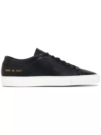 Common Projects Black White Original Achilles Leather Sneakers - Farfetch