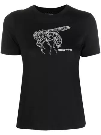 Diesel graphic-print short-sleeved T-shirt - Farfetch