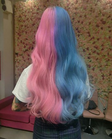 Pink and Blue Split
