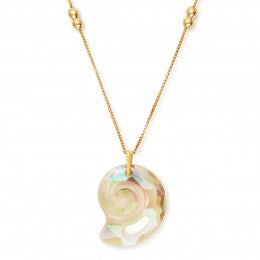Kelp Green Sea Snail Pendant Necklace | ALEX AND ANI