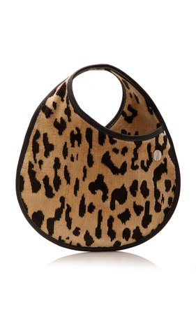 Mini Leather-Trimmed Leopard-Print Brocade Bag by Hayward | Moda Operandi