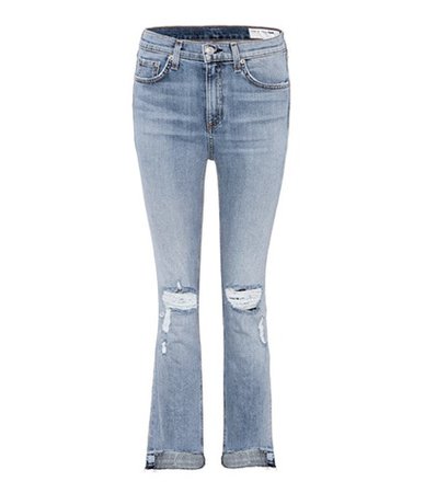 10 Inch Stove Pipe cropped jeans