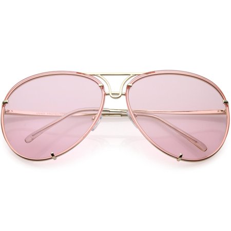Pink aviator sunglasses