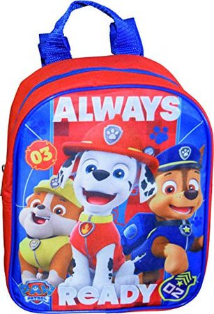 Amazon.com | Nickelodeon Paw Patrol Boy's 10" Mini Backpack | Kids' Backpacks