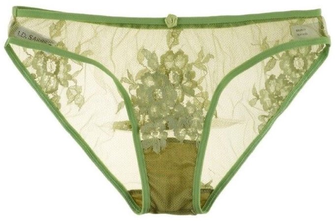 green lace panties