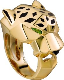 Gold Cartier Panther ring