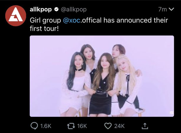 xoc tour announcement