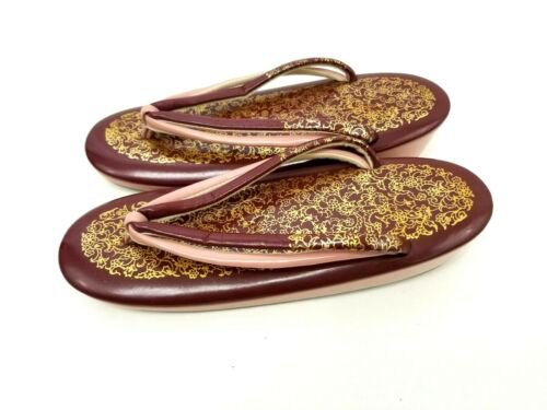 Authentic Japanese Women's Clogs Geta Wooden Flip Flops Sandals Slippers Shoes | eBay