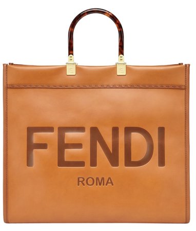FENDI Sunshine Shop Bag Orange