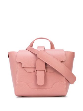 Shop pink & gold Senreve Mini Maestra shoulder bag with Express Delivery - Farfetch