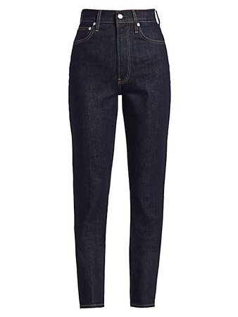 Helmut Lang Spike High-Waisted Jeans | SaksFifthAvenue
