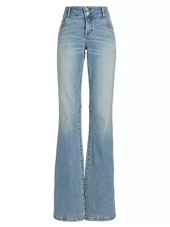 Shop Alice + Olivia Stacey Boot-Cut Jeans | Saks Fifth Avenue