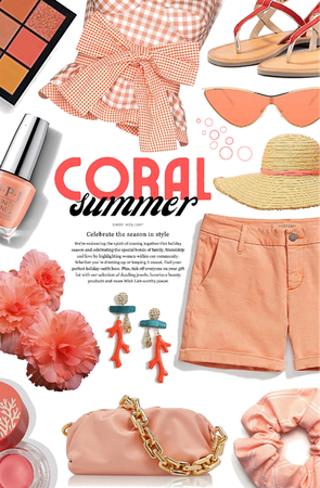 Coral Summer Outfit | ShopLook