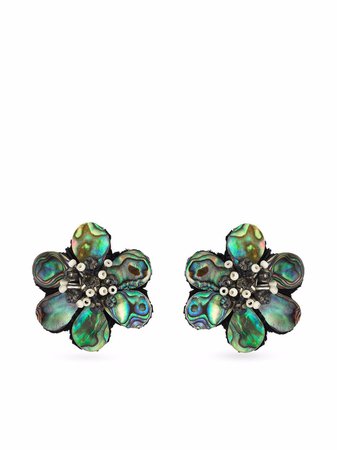 Oscar De La Renta floral-motif Earrings