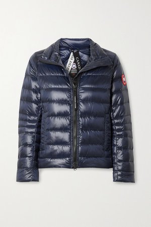 Cypress Quilted Recycled Ripstop Down Jacket - Navy