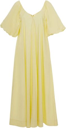 Co Cotton-Blend Poplin Trapeze Dress Size: S