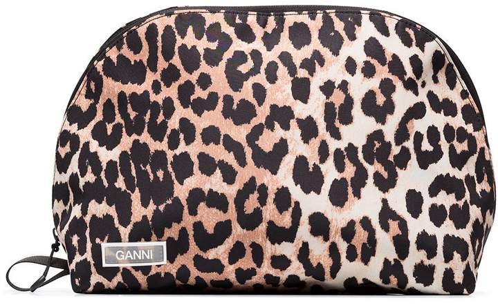 leopard-print pouch