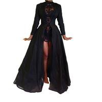 Halloween Costume Dress Gothic Lace High Waist Long Dress Gown Womens – dm.263171as