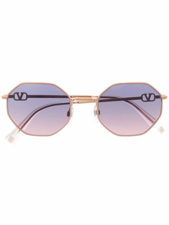 Valentino Eyewear VA2040 VLogo Chain Sunglasses - Farfetch