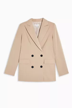 Suit Double Breasted Blazer | Topshop