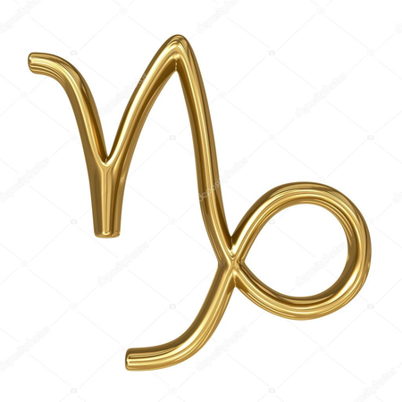 Capricorn gold Symbol