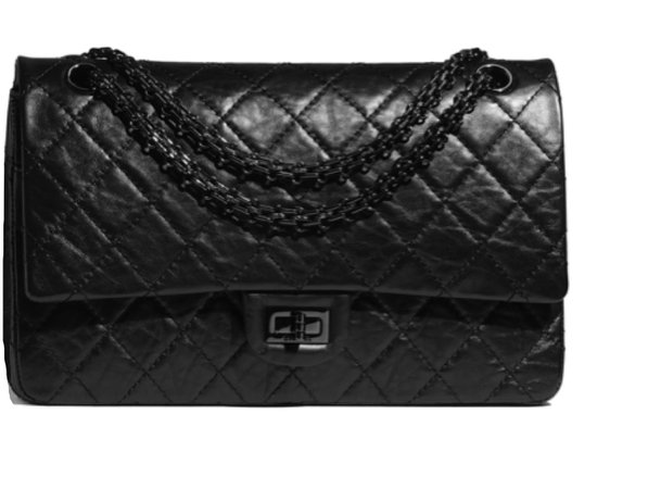 Black mini 2.55 Chanel handbag