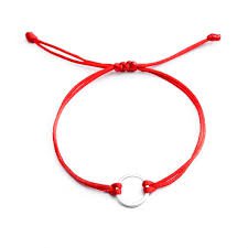 round lucky circle red bracelet - Google Search