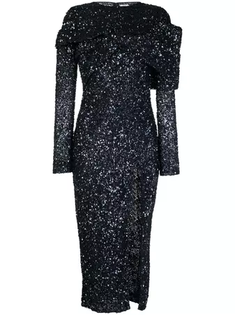 Rachel Gilbert Mirella sequin-embellished Dress - Farfetch