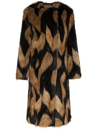 Givenchy, oversized faux fur coat
