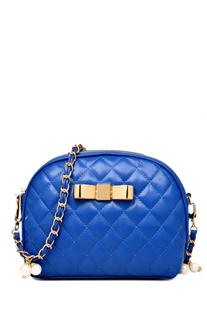 Sapphire blue purse